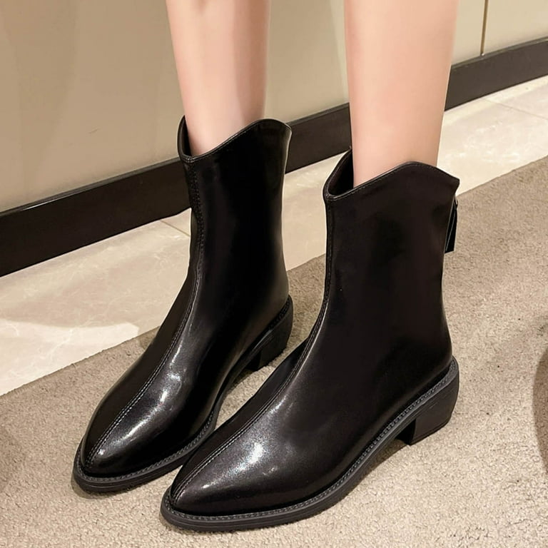 Pointed chelsea cheap boot womens