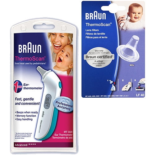 Braun Thermoscan Ear Thermometer with Filter Pack Value Bundle