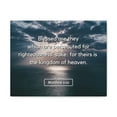thumbnail image 5 of Scripture Walls  Blessed Are They Matthew 5:10 Bible Verse Canvas Christian Wall Art Ready to Hang Unframed, 5 of 17