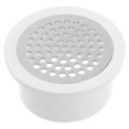 thumbnail image 1 of Outdoor Drain Cover Round Floor Drain Cover for Outdoor Use White Plastic, 1 of 5
