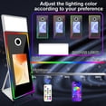 thumbnail image 5 of Portable Photo Booth Machine 65inch Mirror Magic Selfie Machine with 32inch LCD Touch Screen APP Control with Flight Case for Wedding, 5 of 9