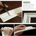 thumbnail image 5 of 196"x3" Self Adhesive Foam Wallpaper Borders,3D PVC Wall Border Decorative Wall Lines for Home Bathroom Kitchen DIY Decoration, 5 of 5