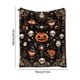 thumbnail image 3 of Halloween Flannel Throw Blanket Pumpkin Maple Leaf Print Lightweight Soft Warm Shawl for Adults Couch Bed Decor All Season Home Outdoor Camping Gift, 3 of 6