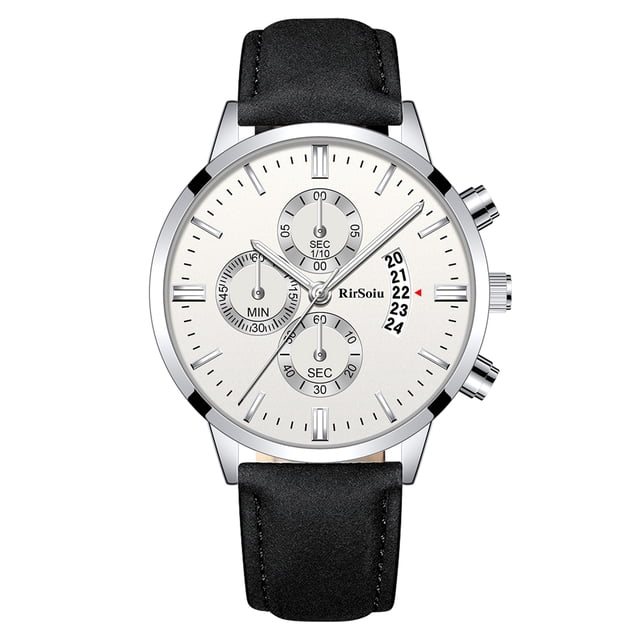 RS0053 Reloj de moda para hombres de negocios Elegante reloj de pulsera de cuarzo Irfora Mirar