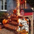 thumbnail image 2 of Sm:)e Trick or Treat Ghost Bat Pumpkin Cross Halloween Garden Flag 12 x 18 Inch, Double-Sided Printing, Outdoor Welcome Decor for Yards, 2 of 8