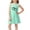 Green, variant on Cethrio Girls' Summer Nightgowns, Casual Mid-length Sleeveless Graphic Girls' Sleepwear Pink Size 5-6 T