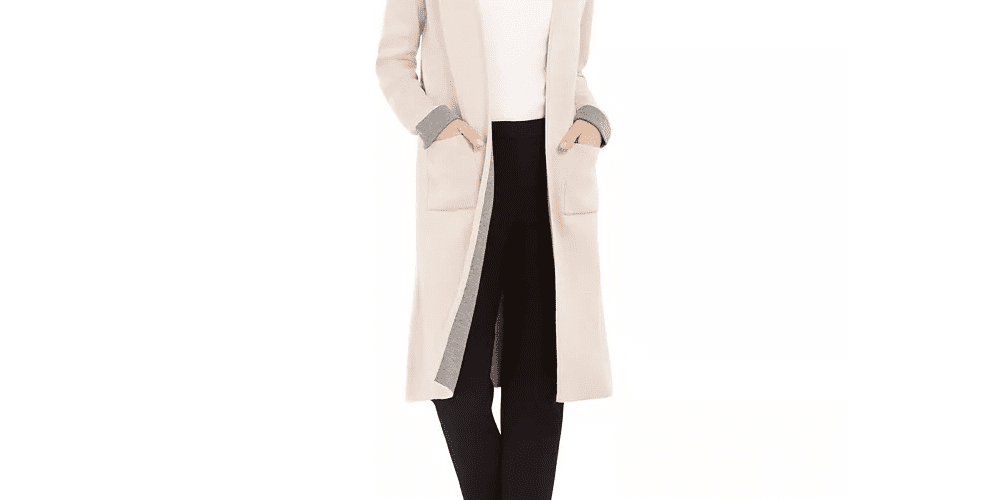 Calvin Klein Women's Open-Front Duster 