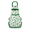 Green, variant on Vintage Red Rose Floral Women Kitchen Apron with Ruffle Trim Bow & Large Front Pocket, Polyester Stain Resistant Cute Cooking Apron for Baking BBQ Gardening Cafe Restaurant Daily Household Use