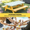 thumbnail image 6 of Summer Swimmers Table Cloths for 3 Foot Rectangle Tables, Cartoon Swimming Girls Boys Sports Patio Waterproof Elastic Fitted Tablecloths, Washable Rectangular Table Cover for Camping, 6 of 8