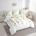 thumbnail image 3 of Castle Fairy Love Heart Print Bedding Comforter Set 7-Piece for Kids Teens Adults,Green Tree Leaves King Bedding Sets,Happy Valentine's Day Ultra Soft Bed Sheets,Luxury Bedroom Decor,Reversible, 3 of 8