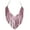 Pink, variant on Backless Crop Top Rhinestones Tassels Body Chain for Women Party Nightclub Crystals Body Jewelry Camisole