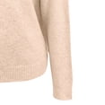 thumbnail image 2 of Sevevn Women's Sweater Long Sleeve Tops 2025 Fall Loose Knit Pullover Sweaters, 2 of 9