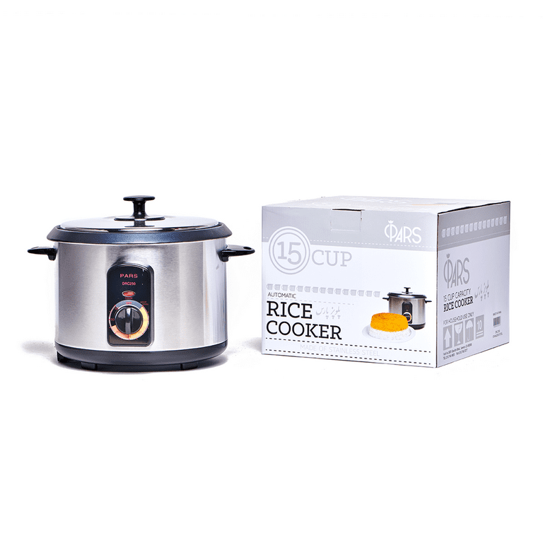  Pars Automatic Persian Rice Cooker - Tahdig Rice Maker Perfect  Rice Crust 3 Cup: Home & Kitchen