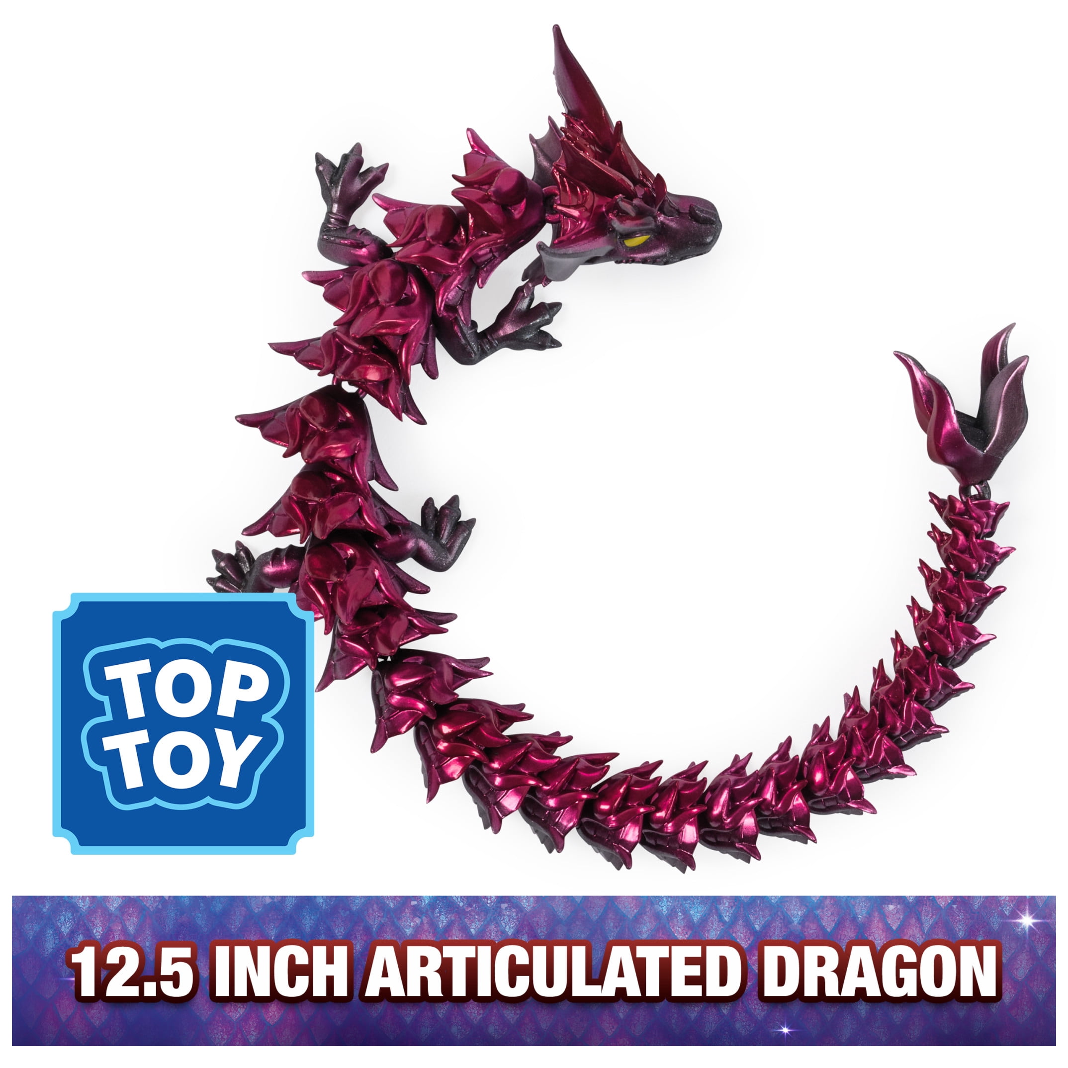 CrystaLynx Dragons, 12.5-inch Articulated Dragon Figure & Display Egg for Kids Ages 8 and up (Styles Vary)