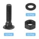 thumbnail image 3 of Kit de tornillos de carro M6 x 20mm, juego de 12 tornillos de carro incluye arandelas y tuercas - Acero al carbono con óxido negro, 3 of 6