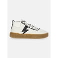 thumbnail image 2 of Justice Girls Mid Top Casual Sneakers, 2 of 6