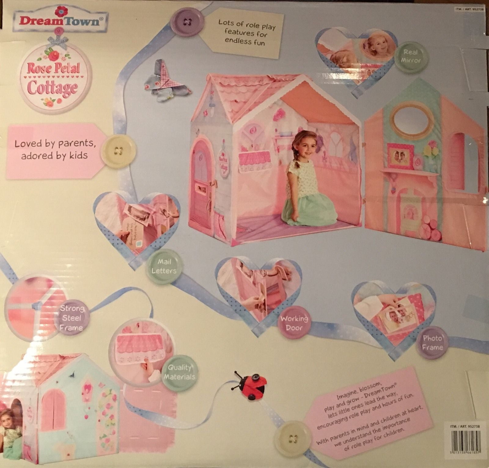 Dream Town Rose Petal Cottage Walmart Com