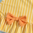 thumbnail image 6 of Baby Girls Summer Swimsuit Sleeveless Bowknot Striped Swimwear Toddler Two-Piece Bikini Set Beach Suit 1-4Y, 6 of 8