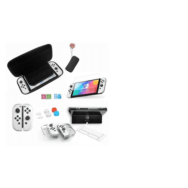 Kit De Accesorios Malubero Estuche para Nintendo Switch Oled 16 en 1 Malu1172