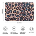 thumbnail image 3 of Leopard Print Pattern Bathroom Rugs Mat,Non Slip Microfiber Bathroom Rug,Rubber Backing,Soft Bathroom Mats for Bathroom Floor,Tub and Shower,17x27in(43x68cm), 3 of 5