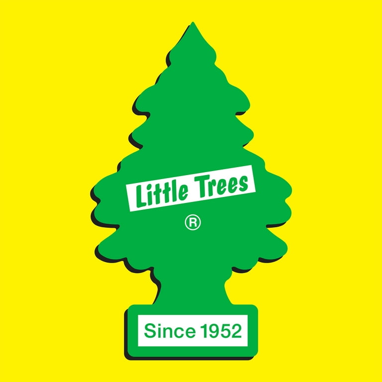 LITTLE TREES Air Freshener Tree MTZ04 Black Ice Fragrance for Car Home Boat  Caravan - Six Pack