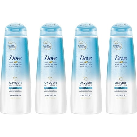 Dove Nutritive Solutions Oxygen Moisture Shampoo, 12 oz 4 ct