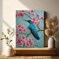 thumbnail image 6 of Flower Hummingbird Canvas Painting Wall Art Home Decor for Living Room Bedroom Dining Room Office Hotel Hallway, 6 of 8