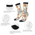 thumbnail image 3 of Yiaed Sunflowers 5 Print Great elasticity Crew Socks Sports socks for Men and Women, 3 of 5