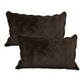 thumbnail image 2 of Home Soft Things 4 Piece Supersoft Microplush Bedspread Set - Chocolate - Oversized Queen (110" x 120"), 2 of 8