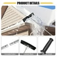 thumbnail image 6 of Snow Roof Rake, 4.8-20 FT Aluminum Roof Rakes for Snow Removal with 25” Blade, Extendable Pole, Anti-slip Handle, Snow Removal Tool, Snow Rake for Leaves, Debris, Rooftop, Car Roof, 6 of 9