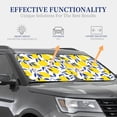 thumbnail image 4 of Zufioo Tropical Lemon Print Folding Car Windshield Sun Visor, Anti-ultraviolet Sun Visor, Suitable for Trucks, Vans Car Accessories-Medium, 4 of 6