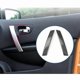 thumbnail image 3 of Car Front Inside Interior Door Handles Trim Cover for Nissan Black, 3 of 5