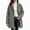 Gray, variant on Winter Coats for Women Fleece Lapel Long Sleeve Overcoat Plus Size Fashion Cozy Fall Jacket Warm Mid Length Outerwear