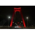 thumbnail image 2 of Wijers Smeets, Wilma 18x13 White Modern Wood Framed Museum Art Print Titled - The Red Bridge., 2 of 4