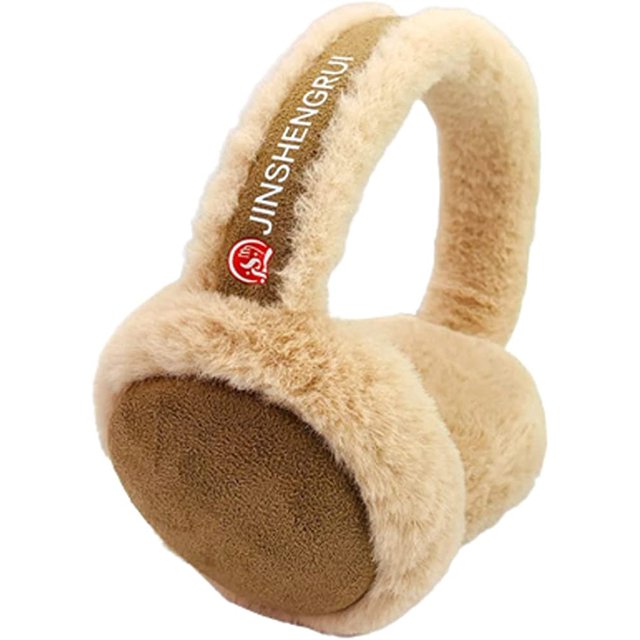 LinYooLi Cache-Oreilles Mignons pour Femmes Fille Fourrure Pelucheuse Pliable Chauffe-Oreilles Hiver Extérieur