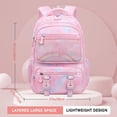 thumbnail image 3 of Girls School Backpack Cute Daypack Rainbow Book Bag Pink School Bag, 3 of 5