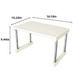 thumbnail image 3 of TOPRenddon Kitchen Storage Shelf, Dish Rack, Table Top Storage Rack, Home Commodity Shelf, Storage Shelf For Kitchen, Sink, Bathroom, Living Room, Cupboard, 3 of 6