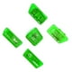 thumbnail image 4 of sweethay 5 unids/set PC motocicleta interruptor modificado transparente scooter altavoz señal luz controlador parte accesorios verde Type2 NO2, 4 of 6