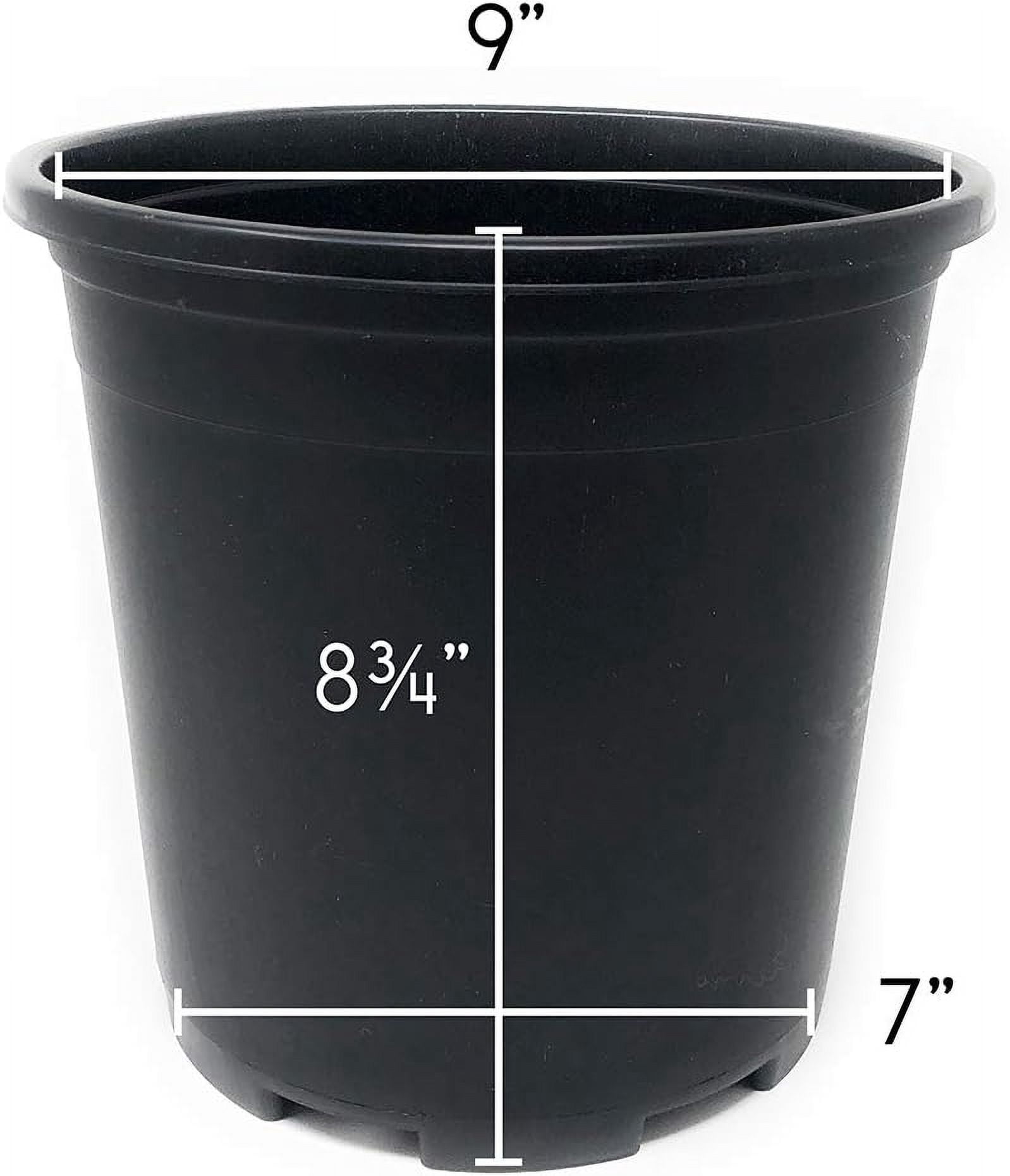 Wholesale Nursery Pot in BulkPlastic Planters for Outdoor Indoor  Gardening Flower Pots with Drainage Holes Color