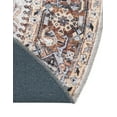 thumbnail image 6 of Unique Loom Yara Collection Area Rug - Sunil (4' Round Ivory Almond/Black), 6 of 6