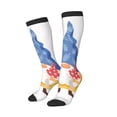 thumbnail image 2 of Fotbe Autumn Funny Gnomes print Women's Men's Novelty Crew Socks Cotton Socks Knee High Socks for Walking,Running,Nurses,Pregnancy, 2 of 8