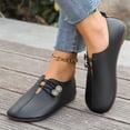 thumbnail image 6 of Miluxas Women Ballet Flats Shoes Low Heels Wide Width Comfortable Slip On Casual Shoes for office Black 9.5(43), 6 of 8