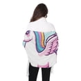 thumbnail image 5 of Unicorn and Stars Winter Scarf for Women Fashion Warm Long Soft Blanket Scarves Gifts, 5 of 10