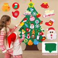thumbnail image 2 of Árbol de Navidad de fieltro DIY para niños, adornos navideños para el hogar, adornos navideños 2023, regalos de Año Nuevo, árbol de Navidad 2024, 2 of 4
