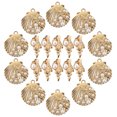 thumbnail image 2 of 1 Juego de Mini dijes de conchas marinas, colgantes de conchas marinas, dijes de joyería, suministros de joyería DIY, 2 of 4
