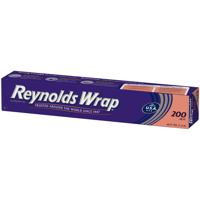 Reynolds Wrap Standard Aluminum Foil, 250 Sq. ft, 2 Ct.