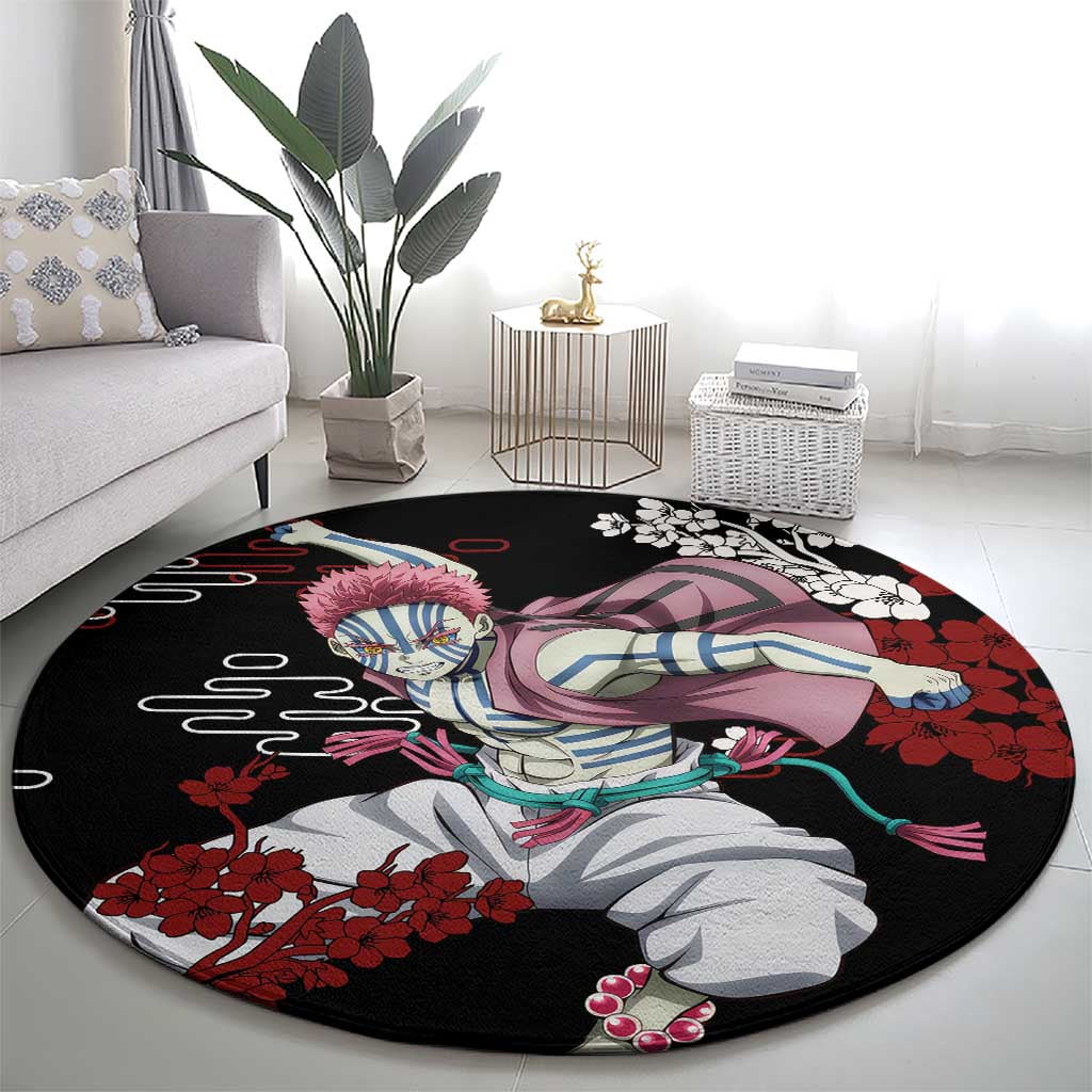 2枚セットKoji Yamaguchi Rug Akaza - Demon Slayer Round Carpet Anime Japan Style Rug - Walmart.ca