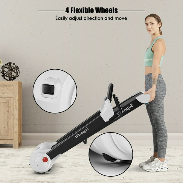 SuperFit 2.25HP Portable & Foldable Compact Walking Treadmill with