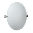 thumbnail image 3 of Gatco 4329 19-1/2" W X 26-1/2" H Oval Frameless Bathroom Wall Mirror - Chrome, 3 of 4