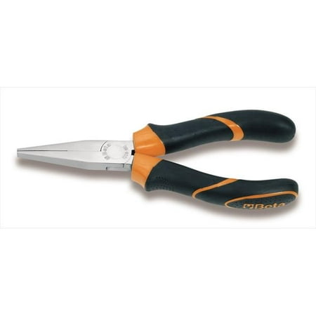 

Beta Tools 010080036 1008BM 160 - Long Flat Knurled Nose Pliers